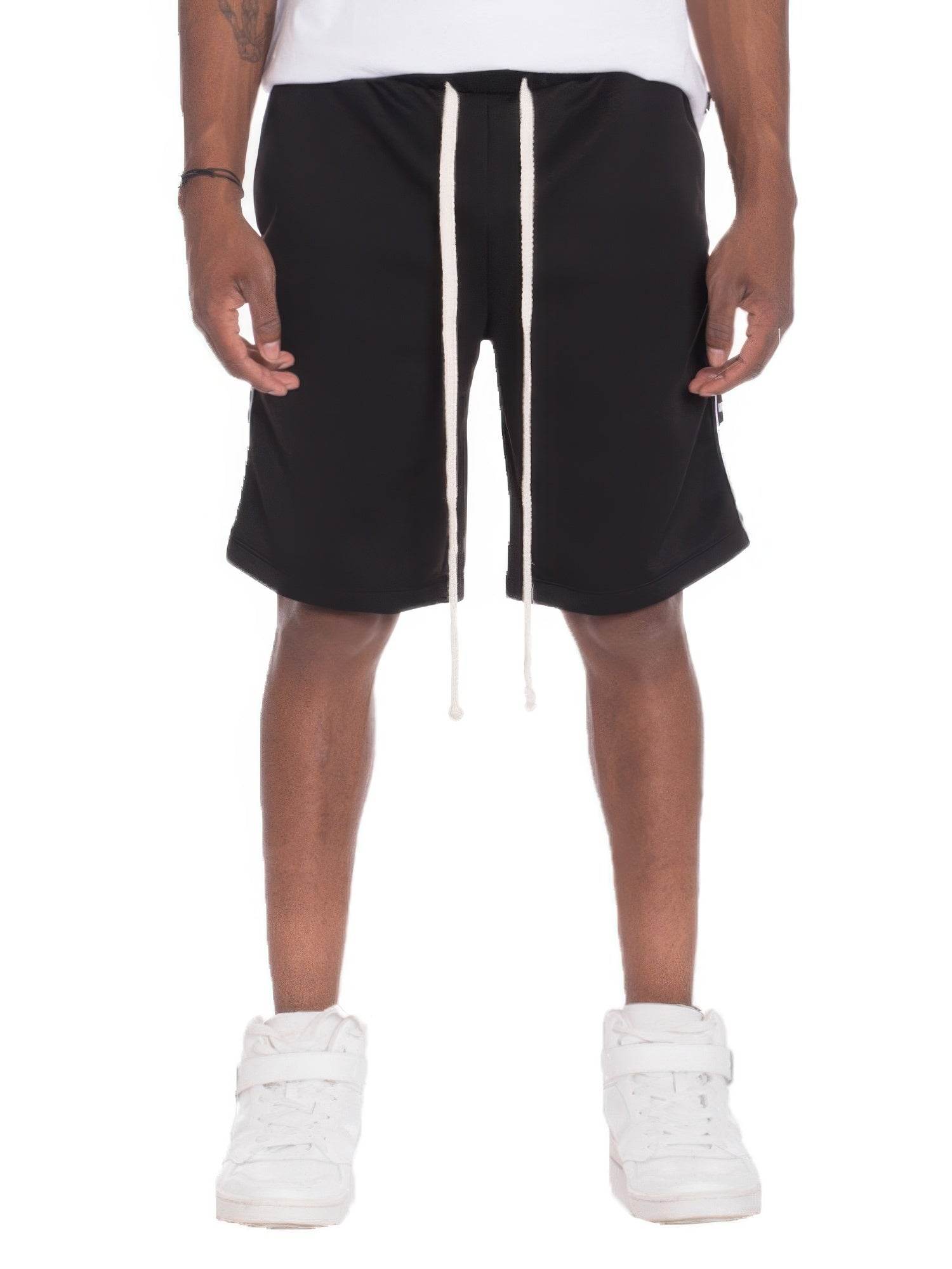Mens Checkered Stripe Track Shorts - Purcell's Clothing Company