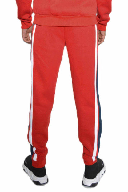 Solid Three Stripe Sweat Pants - Purcell's Clothing Company