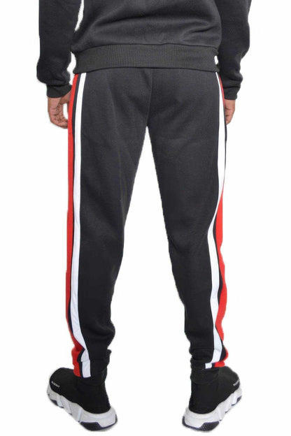 Solid Three Stripe Sweat Pants - Purcell's Clothing Company
