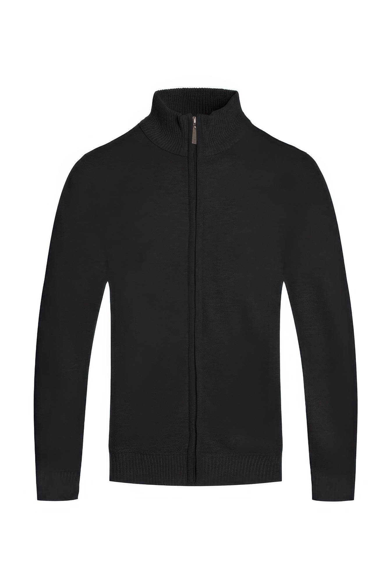 Mens Solid Full Zip Sweater - Purcell's Clothing Company