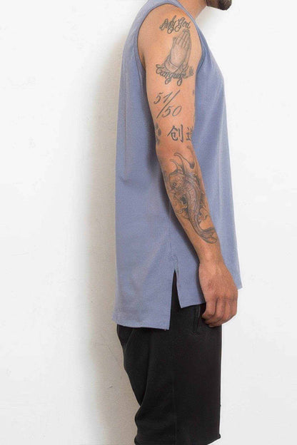 Hi Lo Plain Tank Top - Purcell's Clothing Company