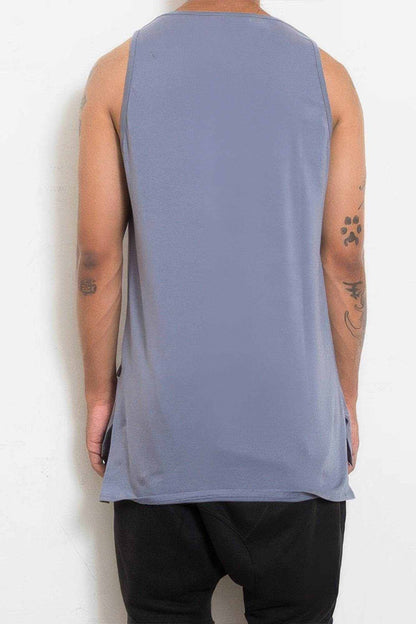 Hi Lo Plain Tank Top - Purcell's Clothing Company