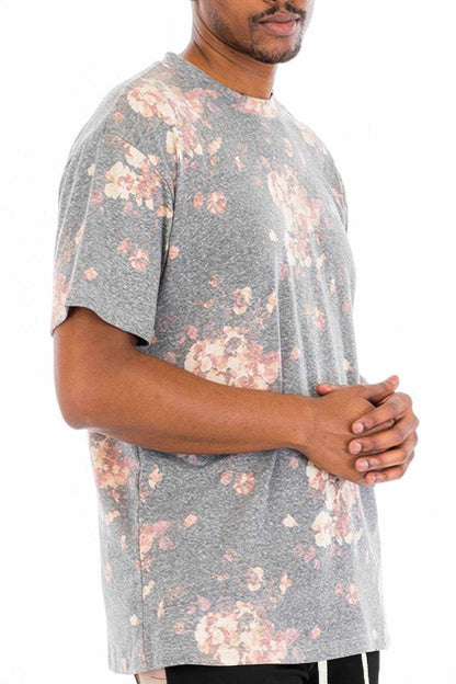 Heathered Floral T-Shirt - Purcell's Clothing Company