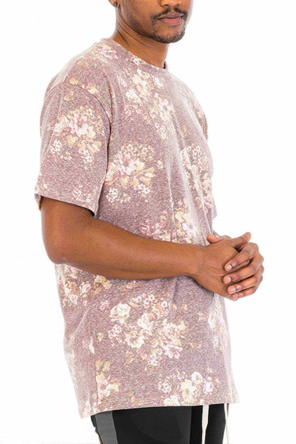 Heathered Floral T-Shirt - Purcell's Clothing Company