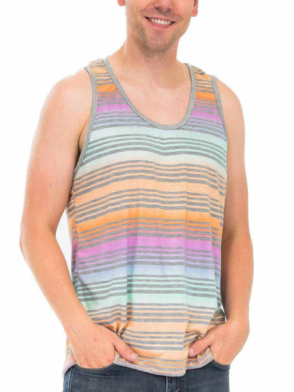 Pastel Striped Tank Top - Purcell's Clothing Company