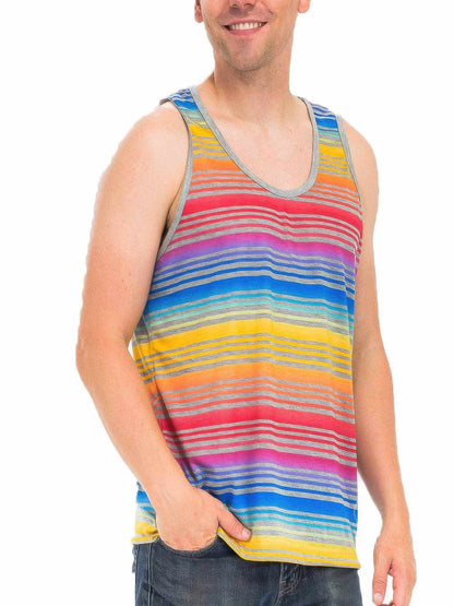 Pastel Striped Tank Top - Purcell's Clothing Company