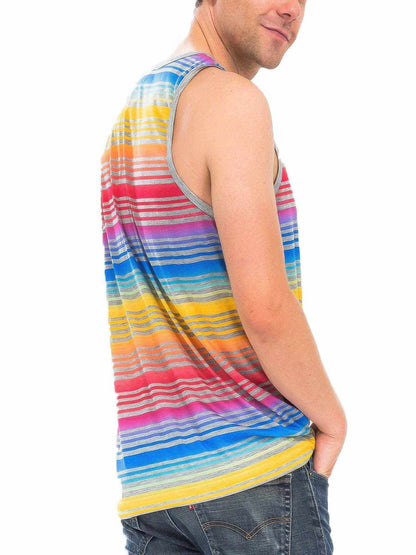 Pastel Striped Tank Top - Purcell's Clothing Company