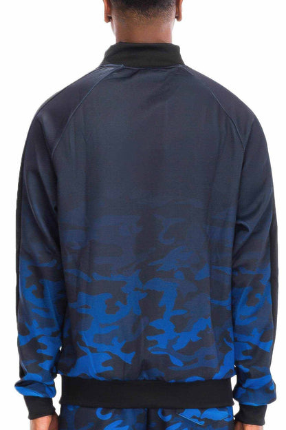 Mens Camo Ombre Track Jacket - Purcell's Clothing Company