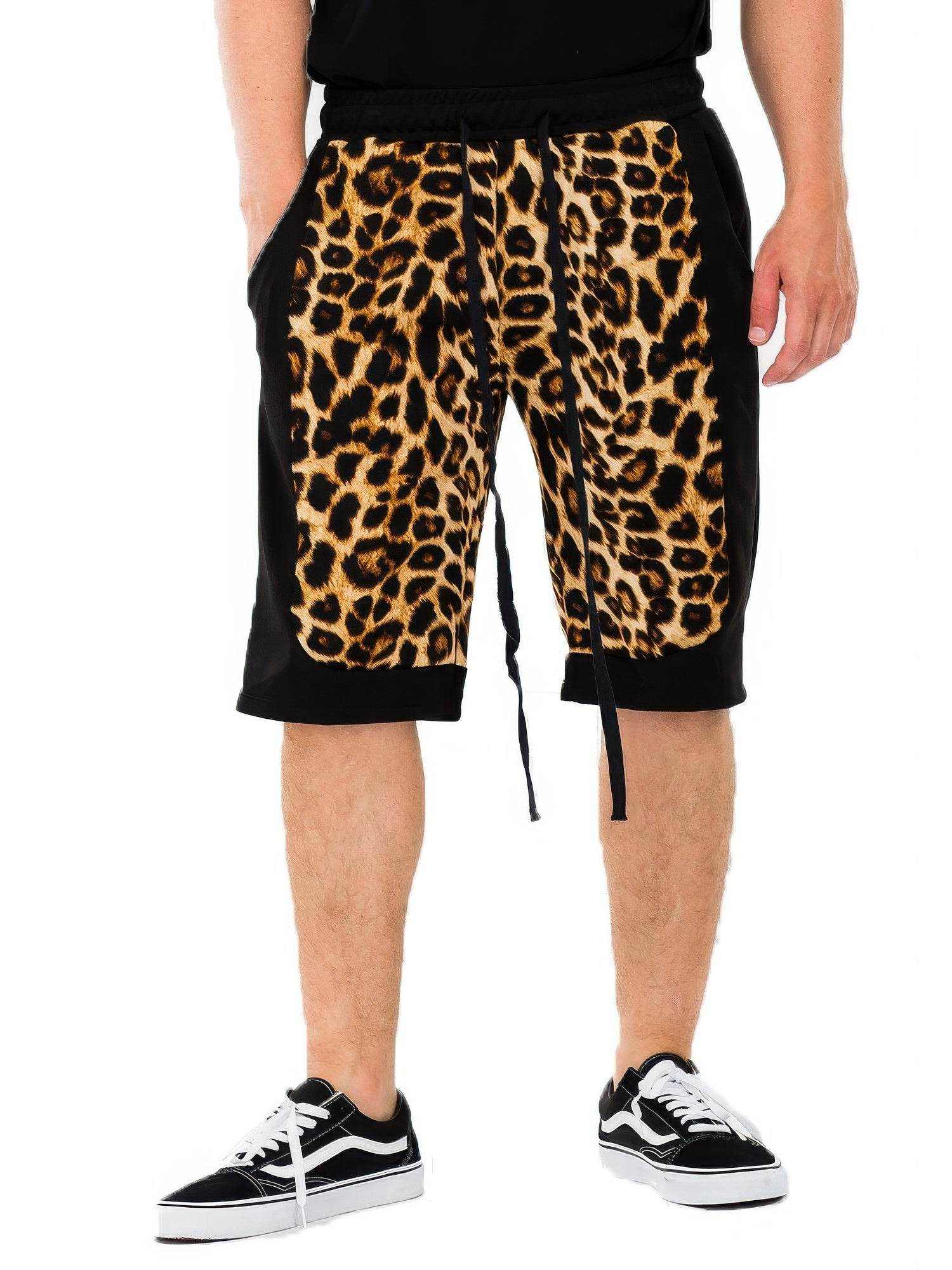 Cheetah Contrast Shorts - Purcell's Clothing Company