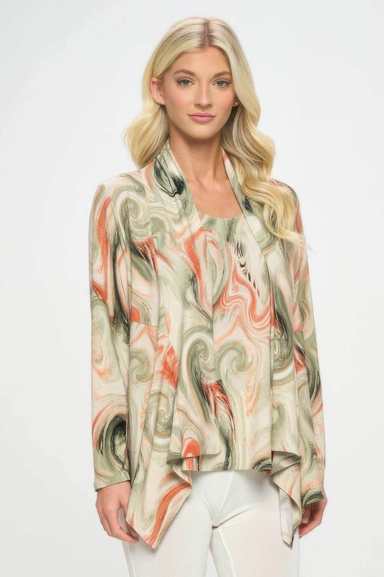 Mid Cut Print Jacket - Purcell's Clothing Company