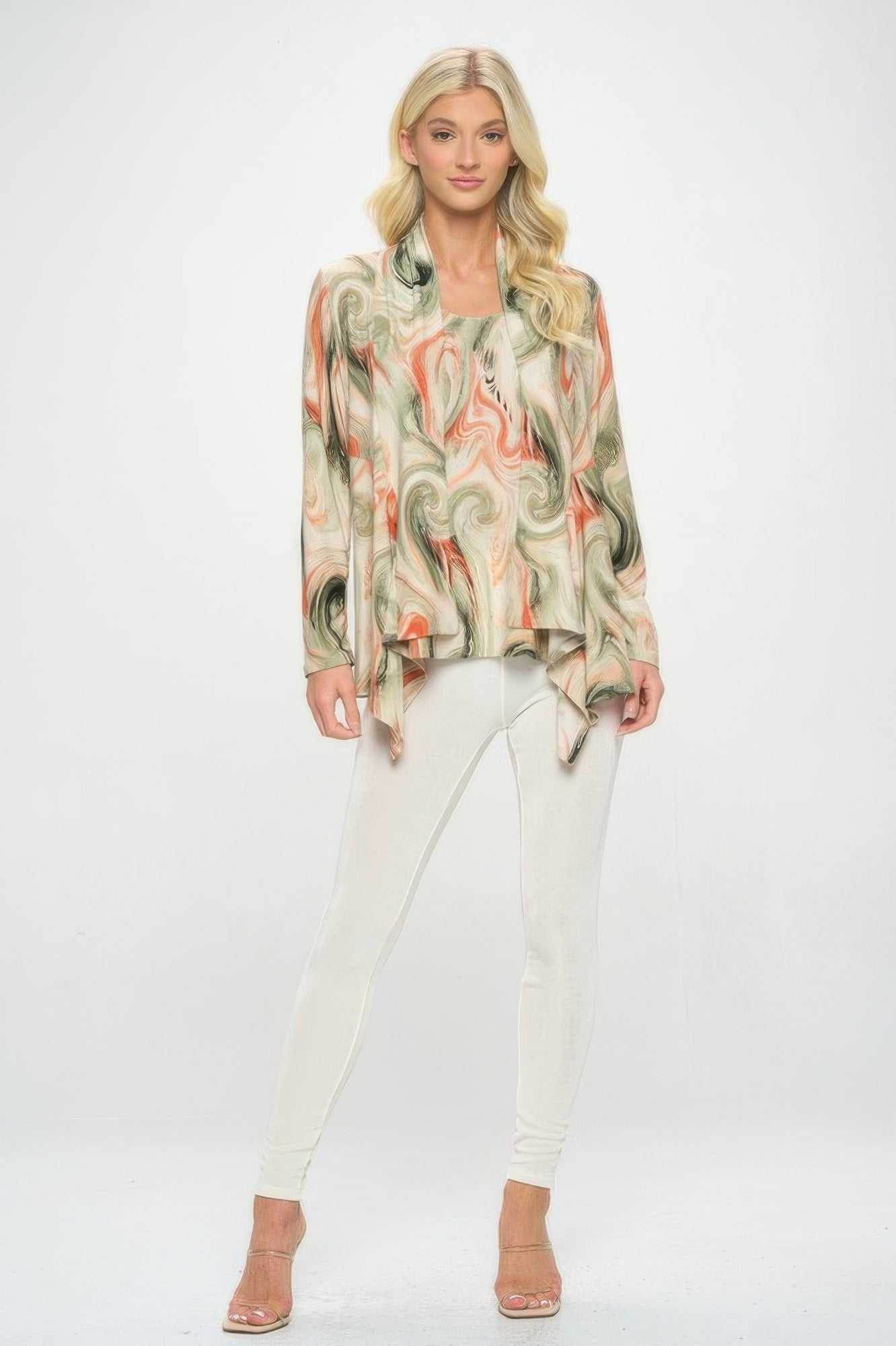 Mid Cut Print Jacket - Purcell's Clothing Company