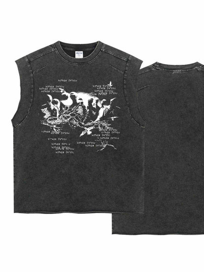 Round Neck Graphic Tank - Purcell's Clothing Company