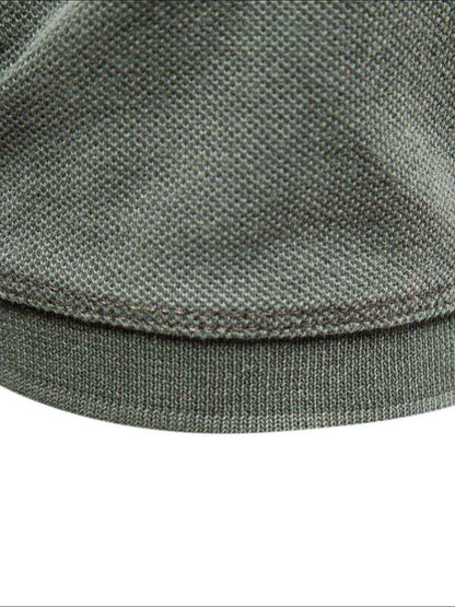 Collared Neck Button Detail Short Sleeve Polo - Purcell's Clothing Company