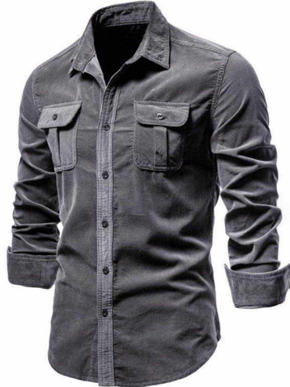 Button Down Shirt with Chest Pockets - Purcell's Clothing Company