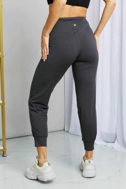 Leggings Depot Full Size Wide Waistband Cropped Joggers - Purcell's Clothing Company