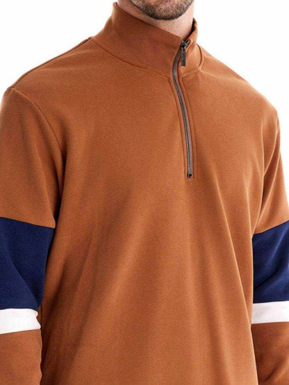 Color Block Long Sleeve Polo - Purcell's Clothing Company