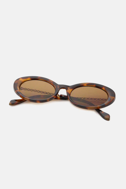 Polycarbonate Frame Cat-Eye Sunglasses - Purcell's Clothing Company