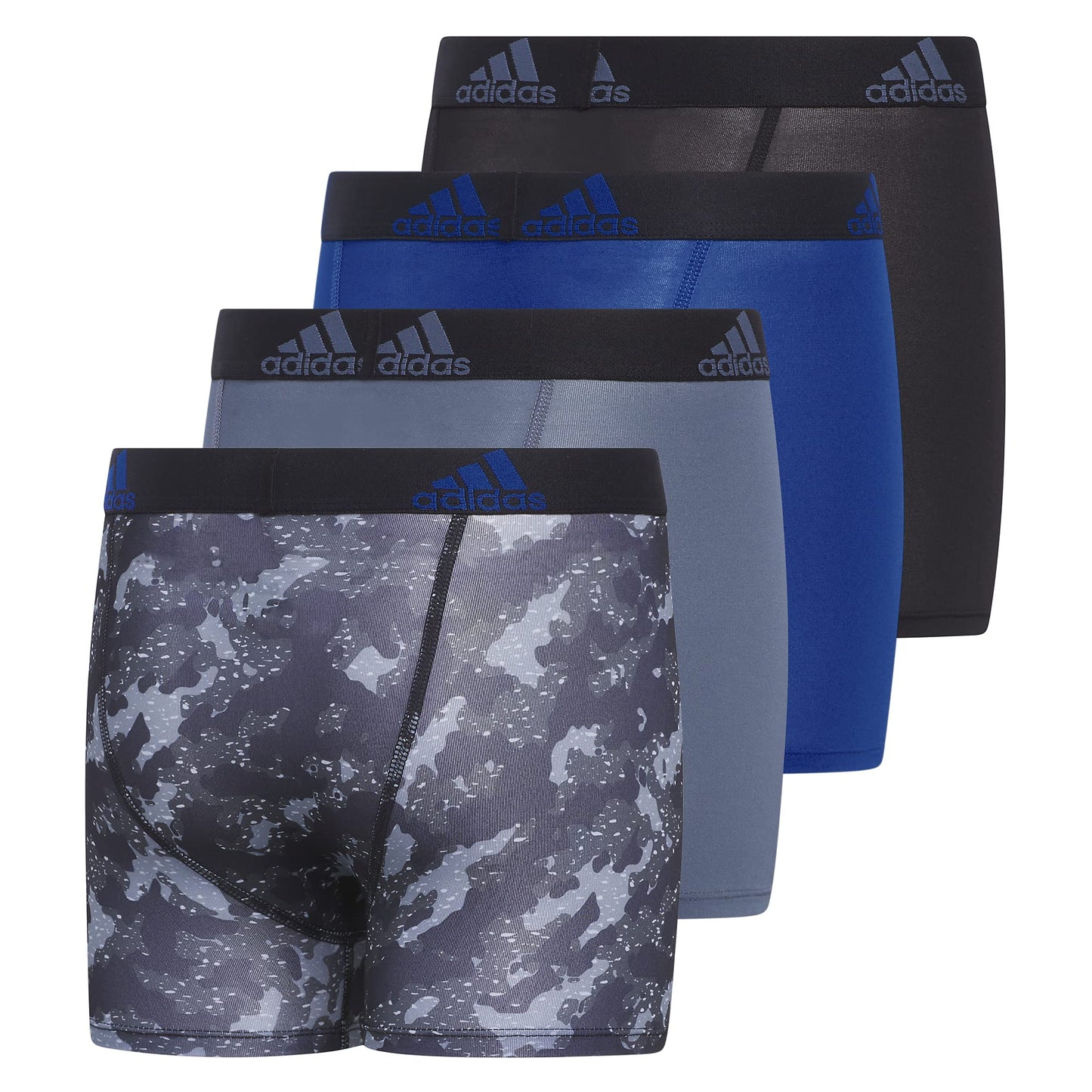 Adidas Athletic Fit Microfiber Boxer Brief (4 - Pack) - Purcell's Clothing Company - 