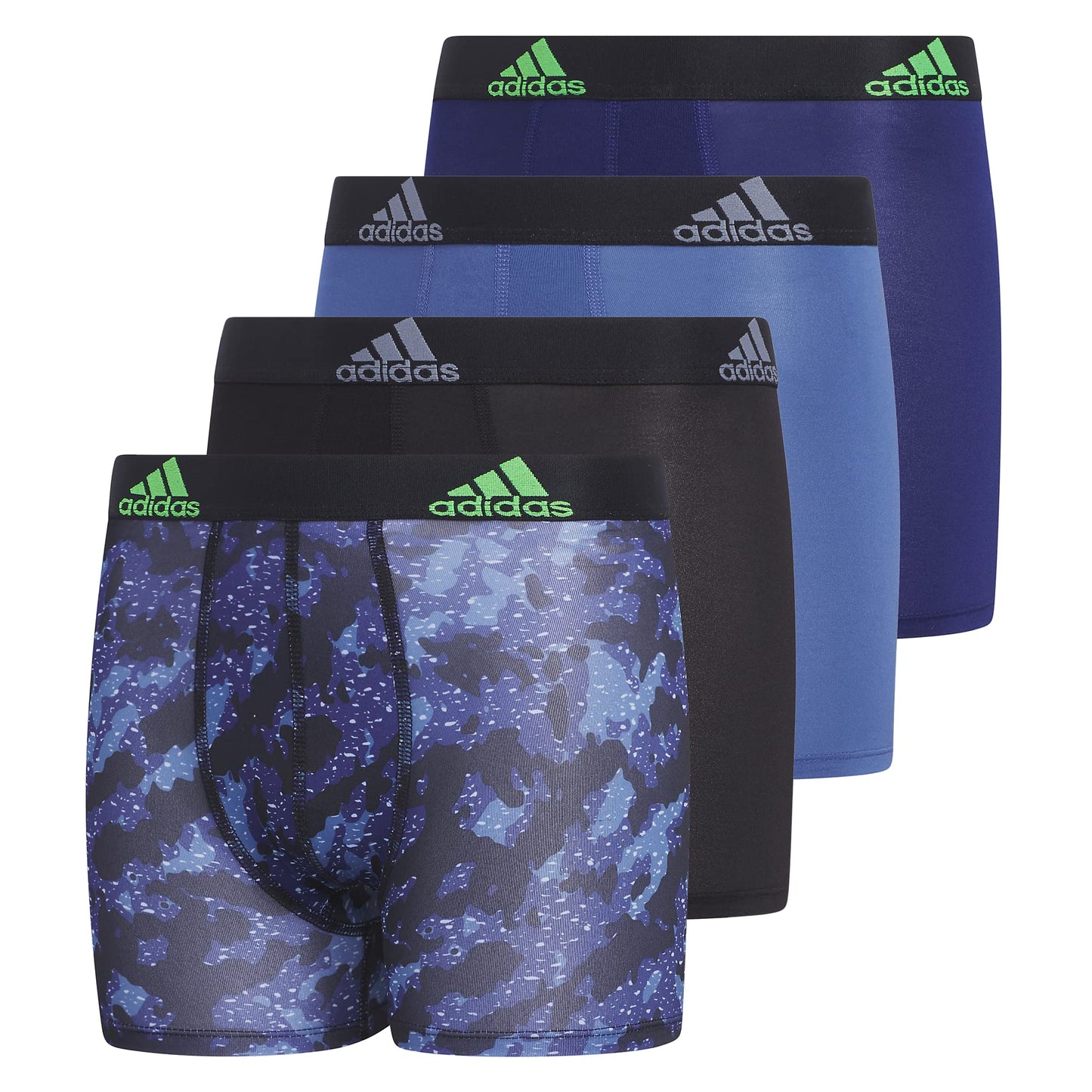 Adidas Athletic Fit Microfiber Boxer Brief (4 - Pack) - Purcell's Clothing Company - 