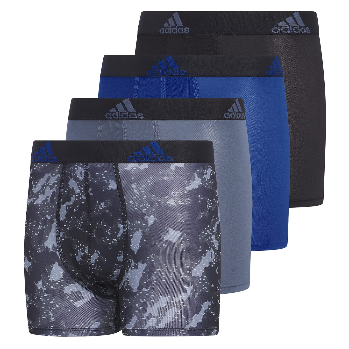 Adidas Athletic Fit Microfiber Boxer Brief (4 - Pack) - Purcell's Clothing Company - 