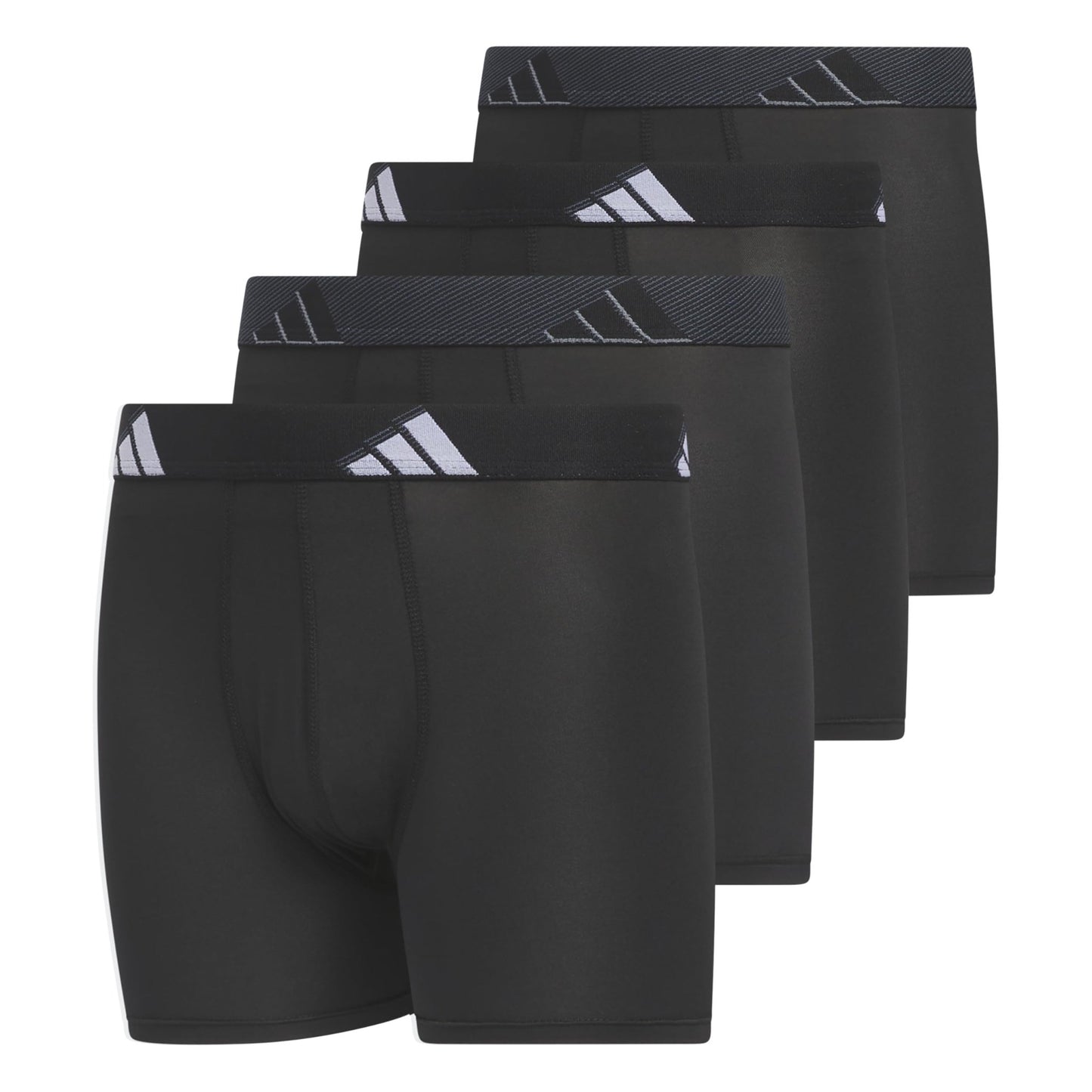 Adidas Athletic Fit Microfiber Boxer Brief (4 - Pack) - Purcell's Clothing Company - 