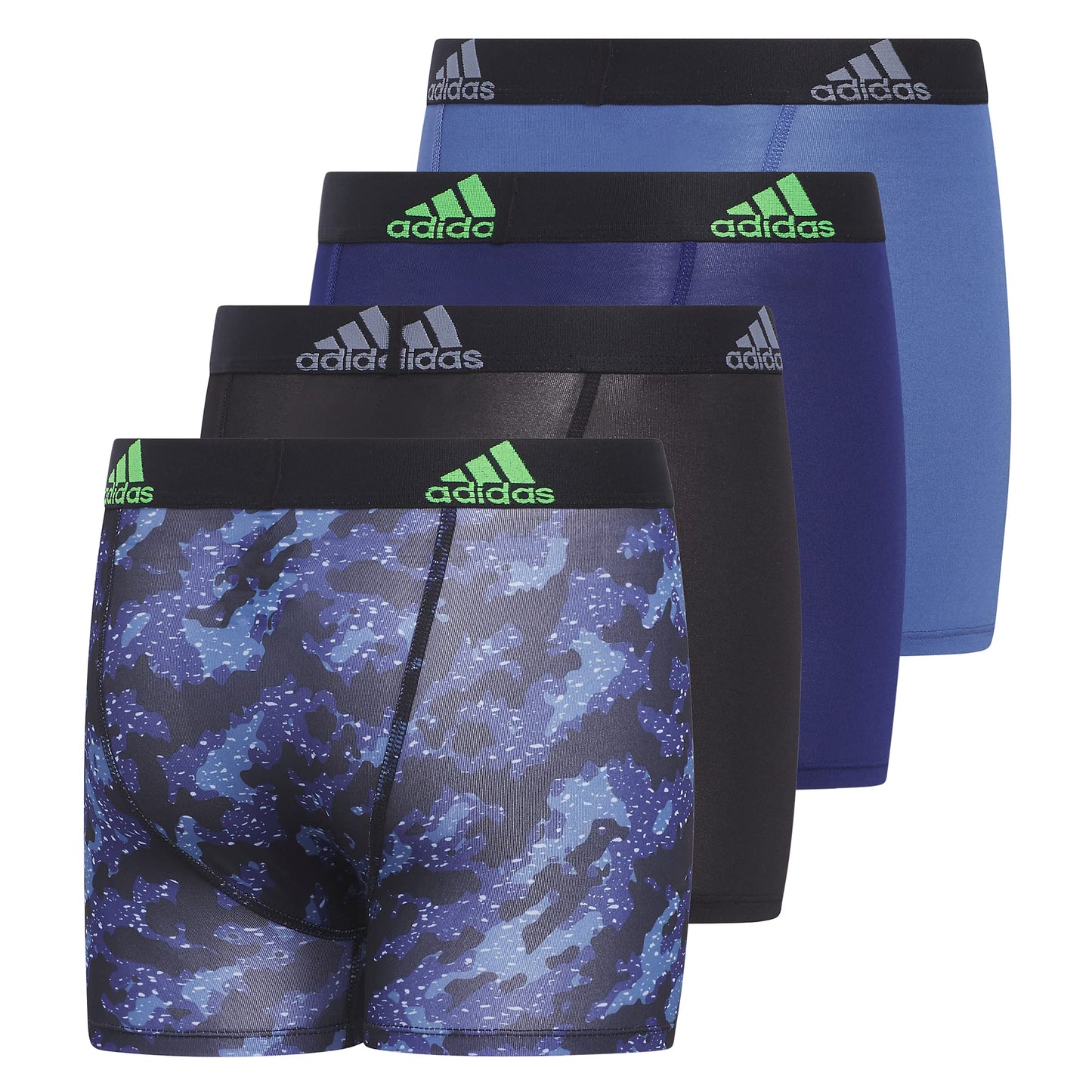 Adidas Athletic Fit Microfiber Boxer Brief (4 - Pack) - Purcell's Clothing Company - 