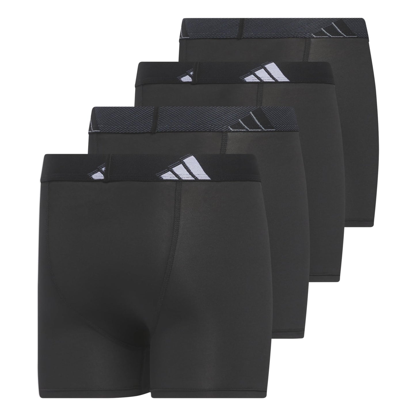 Adidas Athletic Fit Microfiber Boxer Brief (4 - Pack) - Purcell's Clothing Company - 