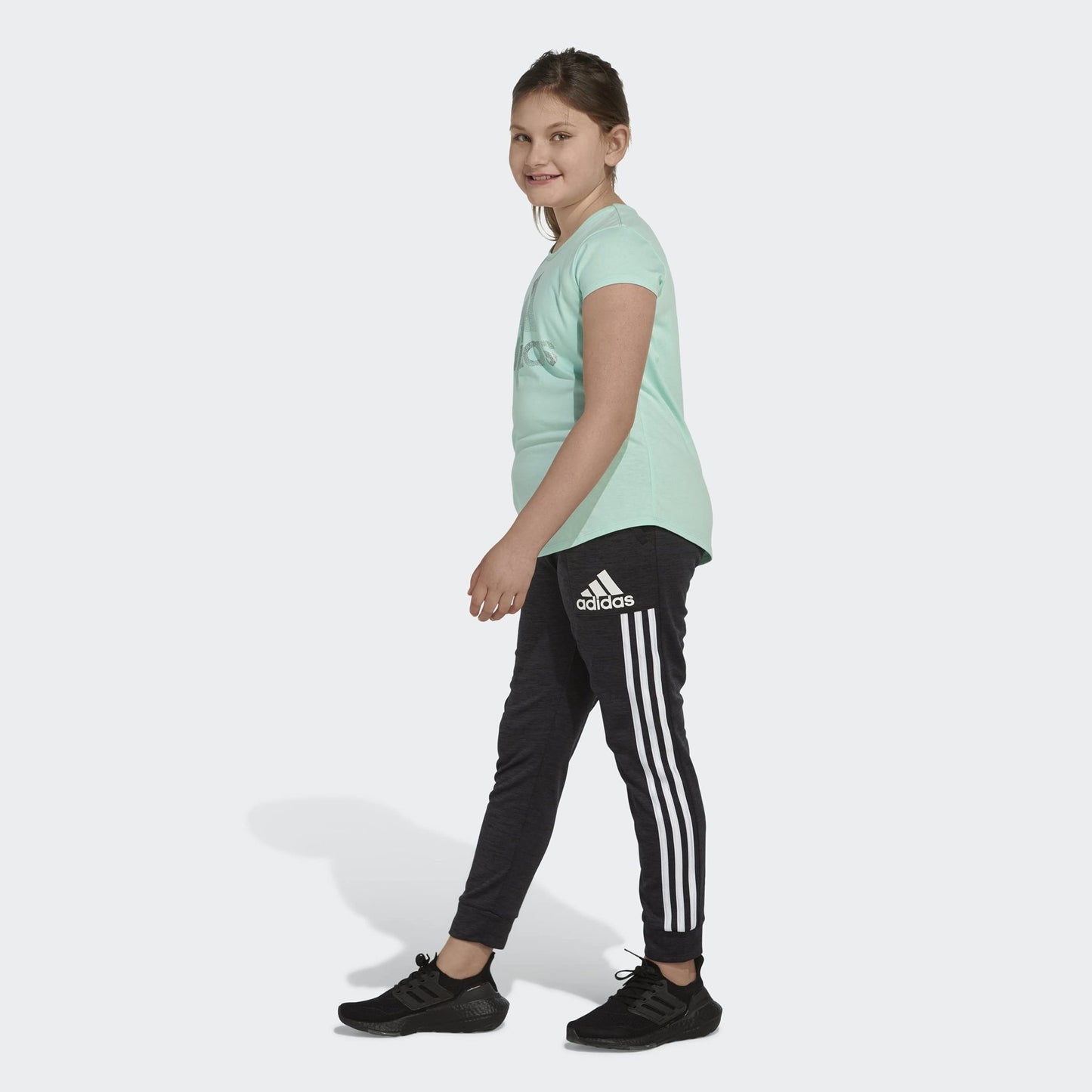 adidas Girls' Short Sleeve Cotton Essential T-Shirt Top - Purcell's Clothing Company - 