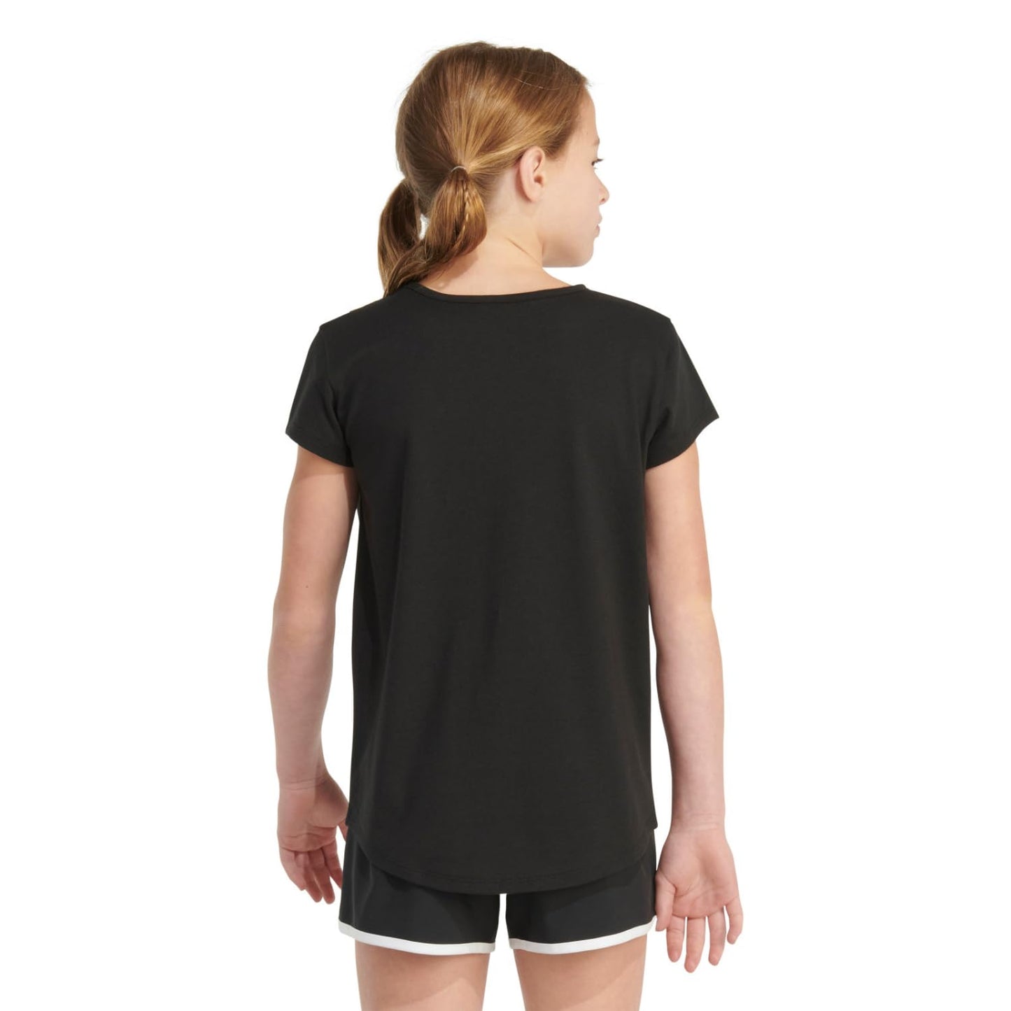 adidas Girls' Short Sleeve Cotton Essential T-Shirt Top - Purcell's Clothing Company - 