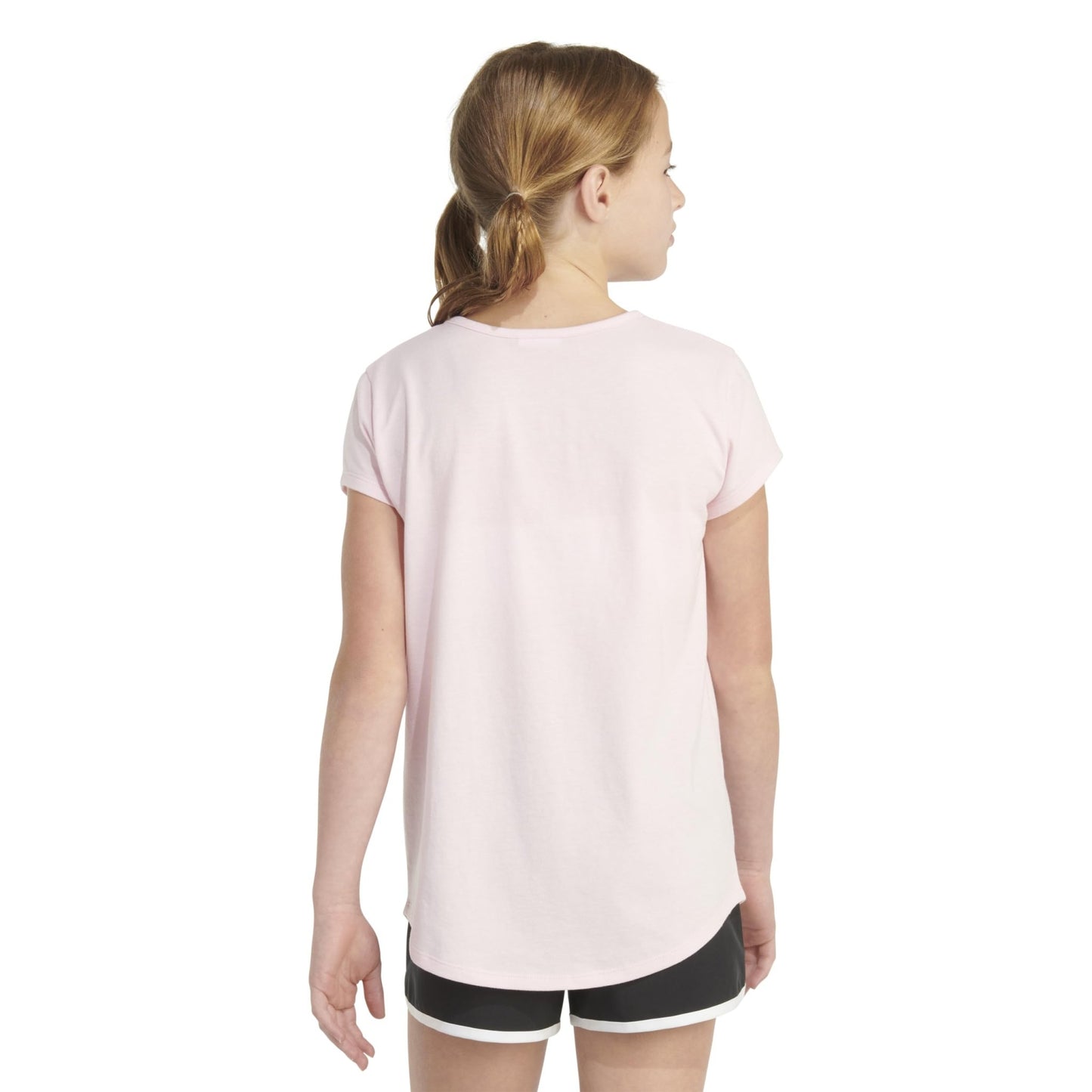 adidas Girls' Short Sleeve Cotton Essential T-Shirt Top - Purcell's Clothing Company - 