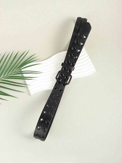 Grommet PU Leather Belt - Purcell's Clothing Company