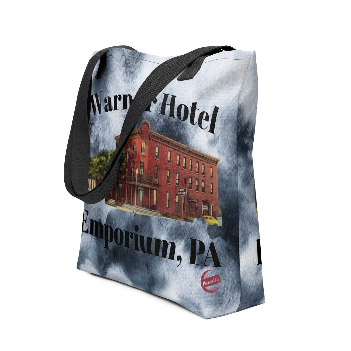 Tote Bag Warner Hotel Print - Purcell's Clothing Company