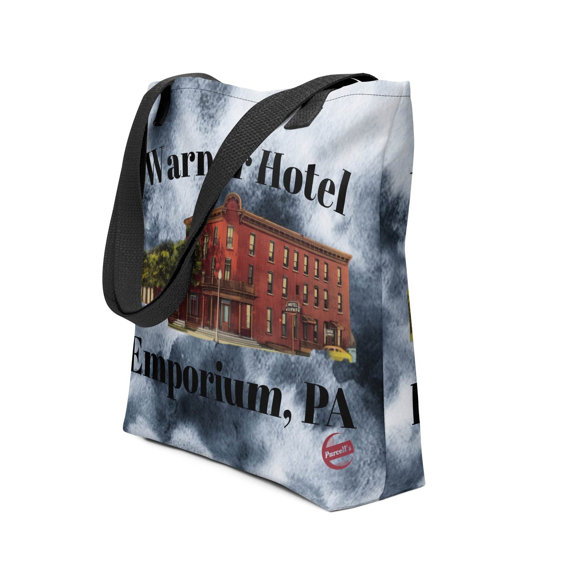 Tote Bag Warner Hotel Print - Purcell's Clothing Company