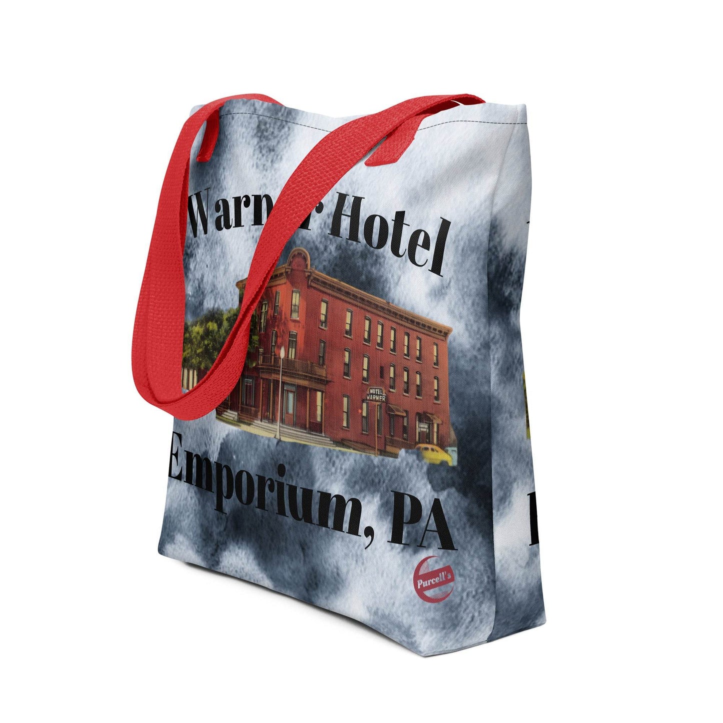 Tote Bag Warner Hotel Print - Purcell's Clothing Company