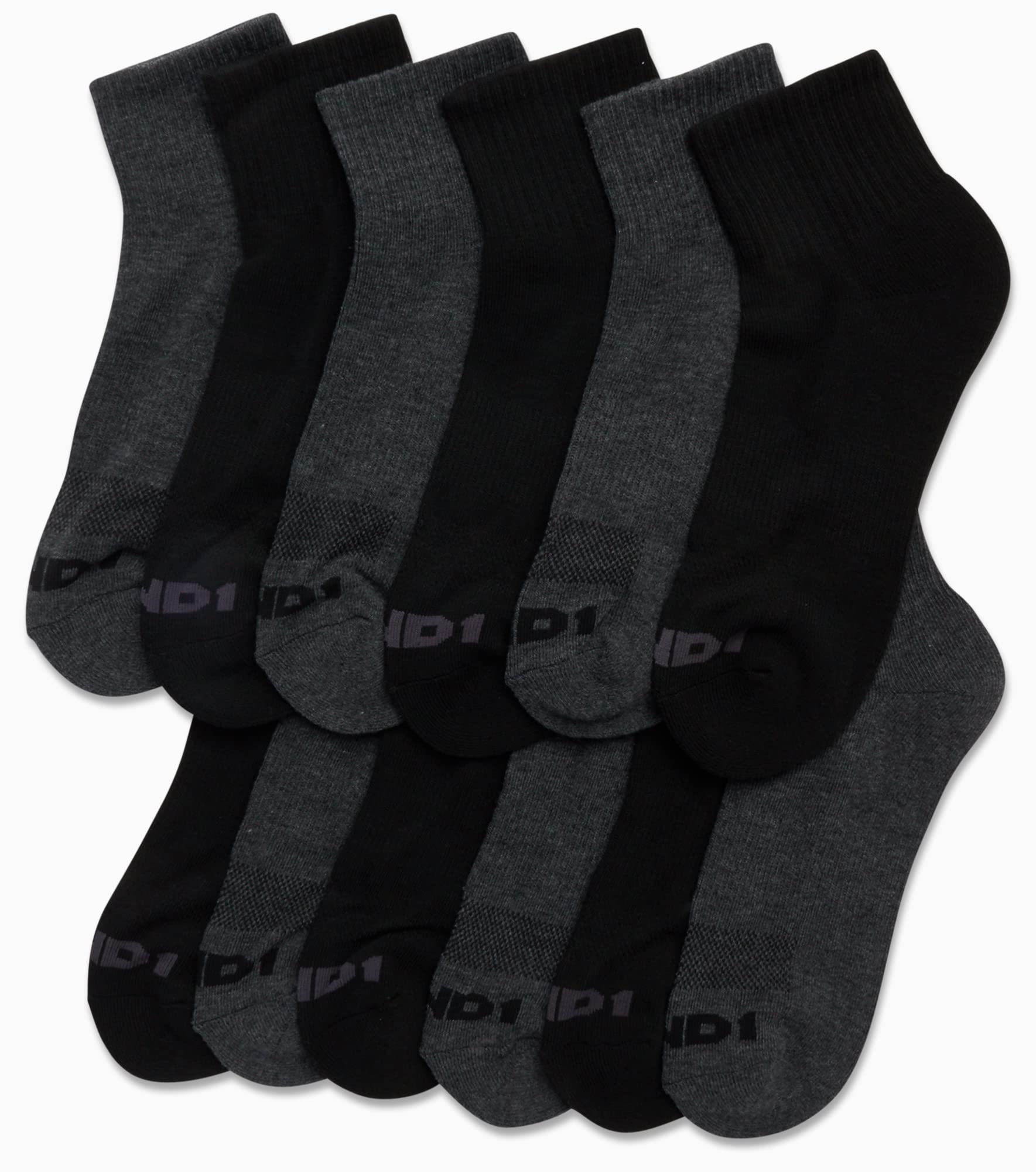 AND1 Quarter Socks (12 Pack) - Purcell's Clothing Company - 