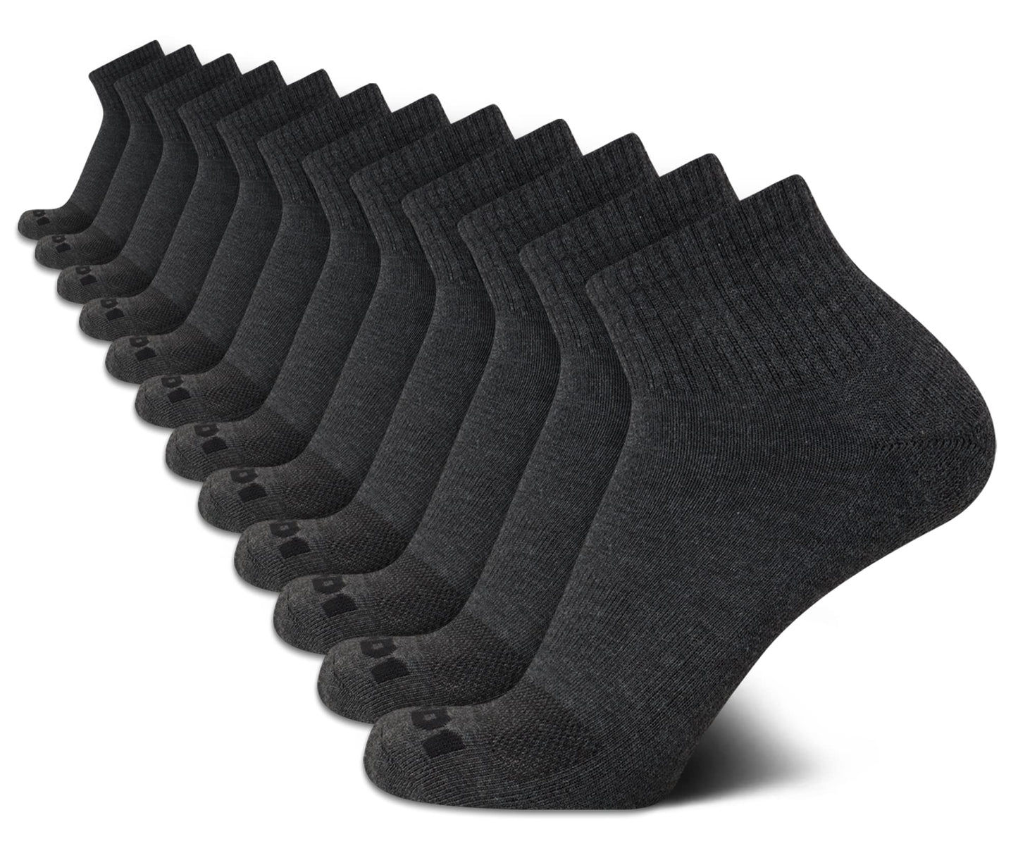 AND1 Quarter Socks (12 Pack) - Purcell's Clothing Company - 