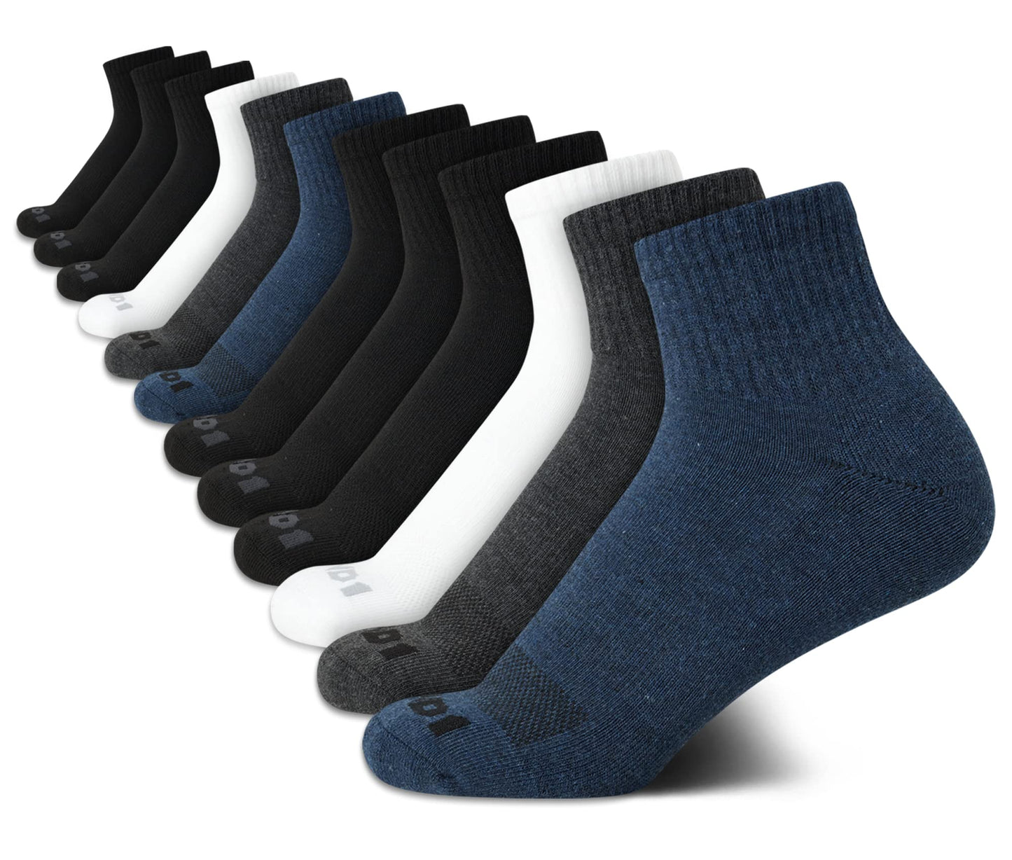 AND1 Quarter Socks (12 Pack) - Purcell's Clothing Company - 