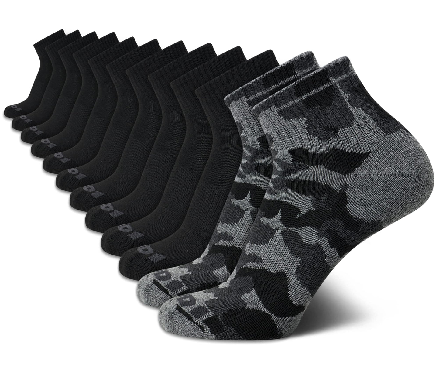 AND1 Quarter Socks (12 Pack) - Purcell's Clothing Company - 