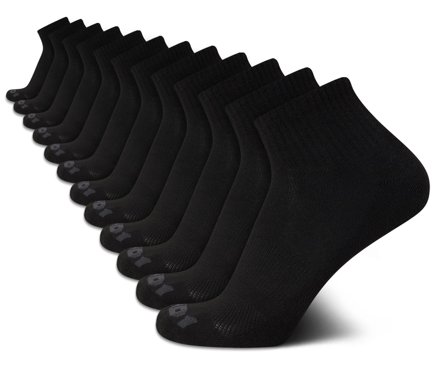 AND1 Quarter Socks (12 Pack) - Purcell's Clothing Company - 