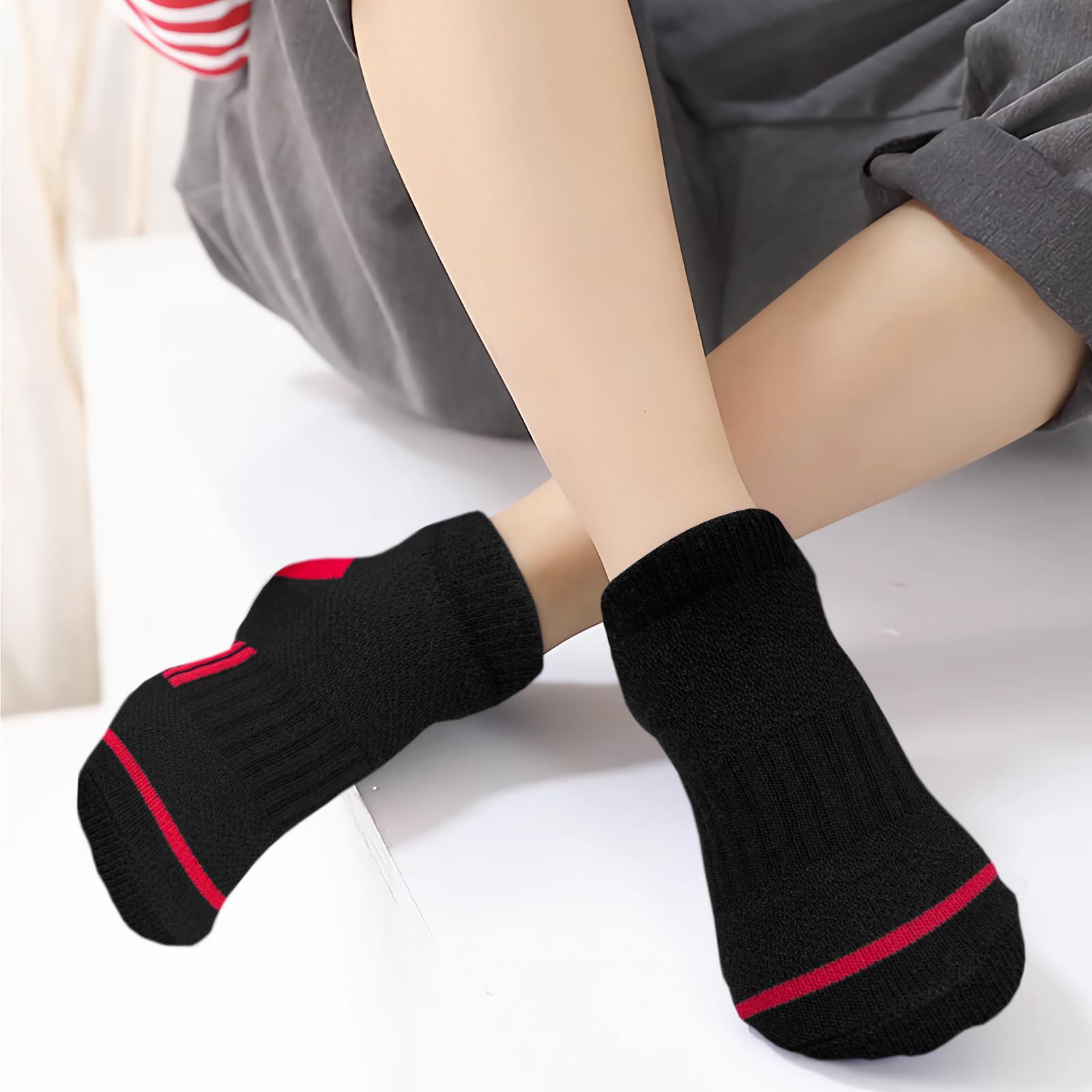 Ankle Athletic Socks (12 Pair) - Purcell's Clothing Company - 