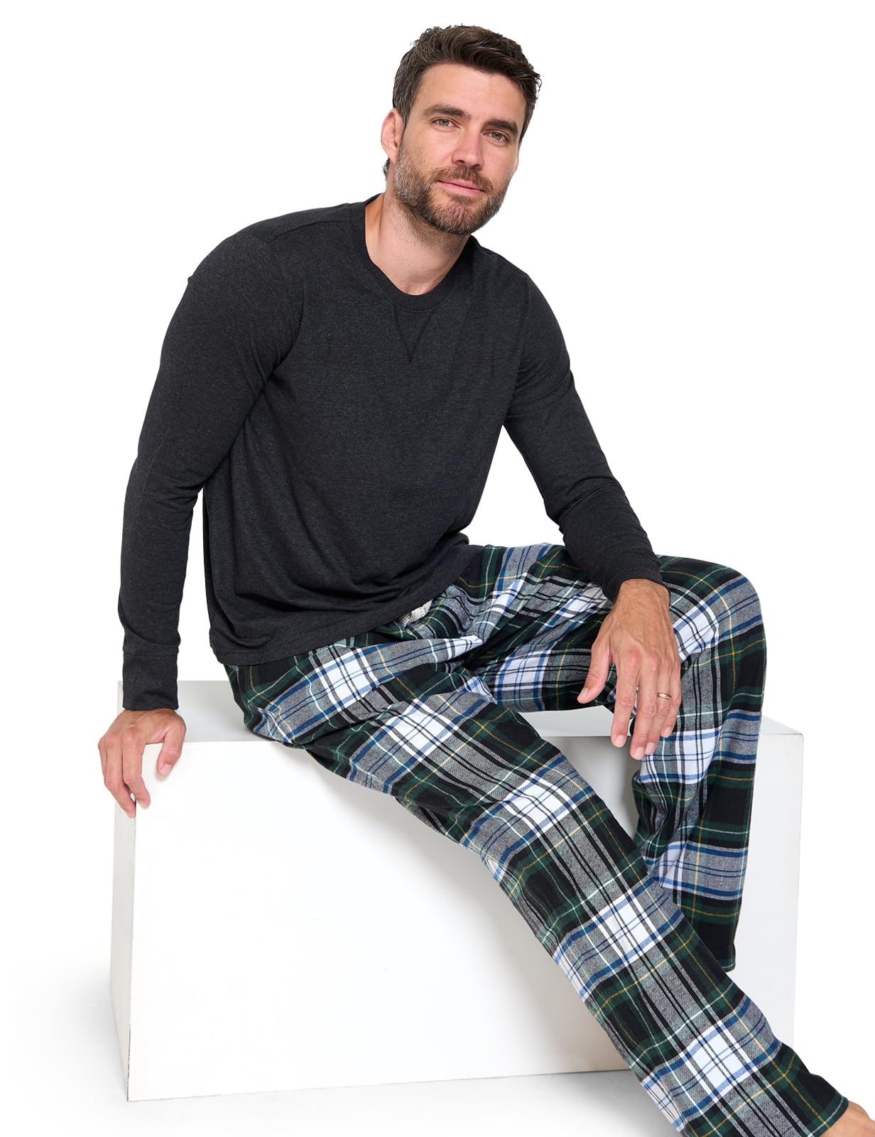 Ashford & Brooks Flannel Pj Set - Purcell's Clothing Company - 