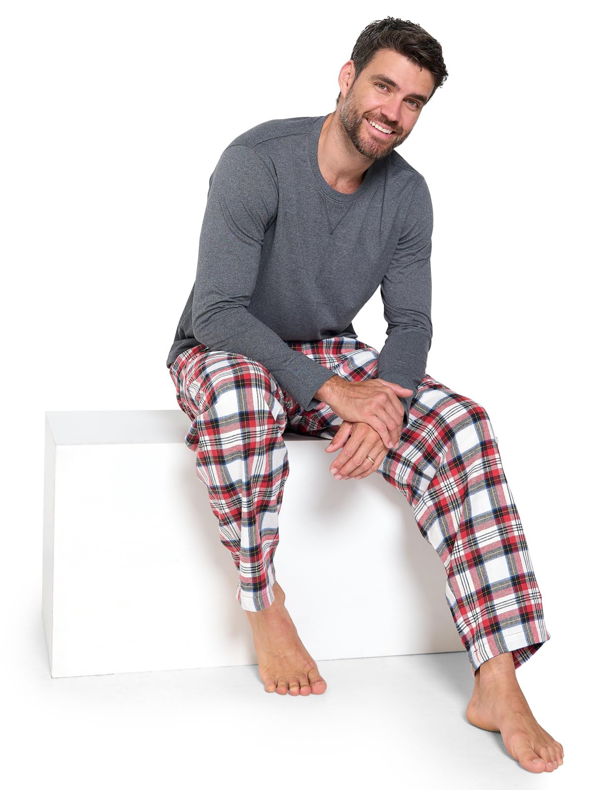 Ashford & Brooks Flannel Pj Set - Purcell's Clothing Company - 