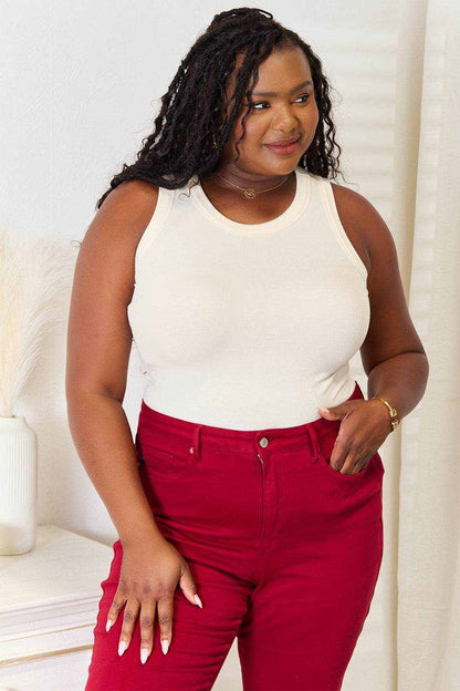 Basic Bae Full Size Round Neck Tank - Purcell's Clothing Company