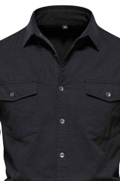 Button Down Collared Neck Shirt - Purcell's Clothing Company