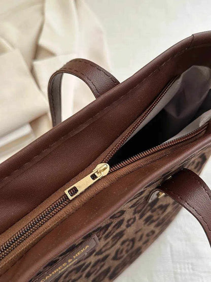 Leopard Polyester Tote Bag - Purcell's Clothing Company