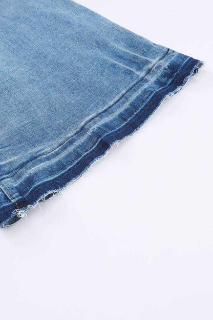 High Waist Button Fly Flared Jeans - Purcell's Clothing Company