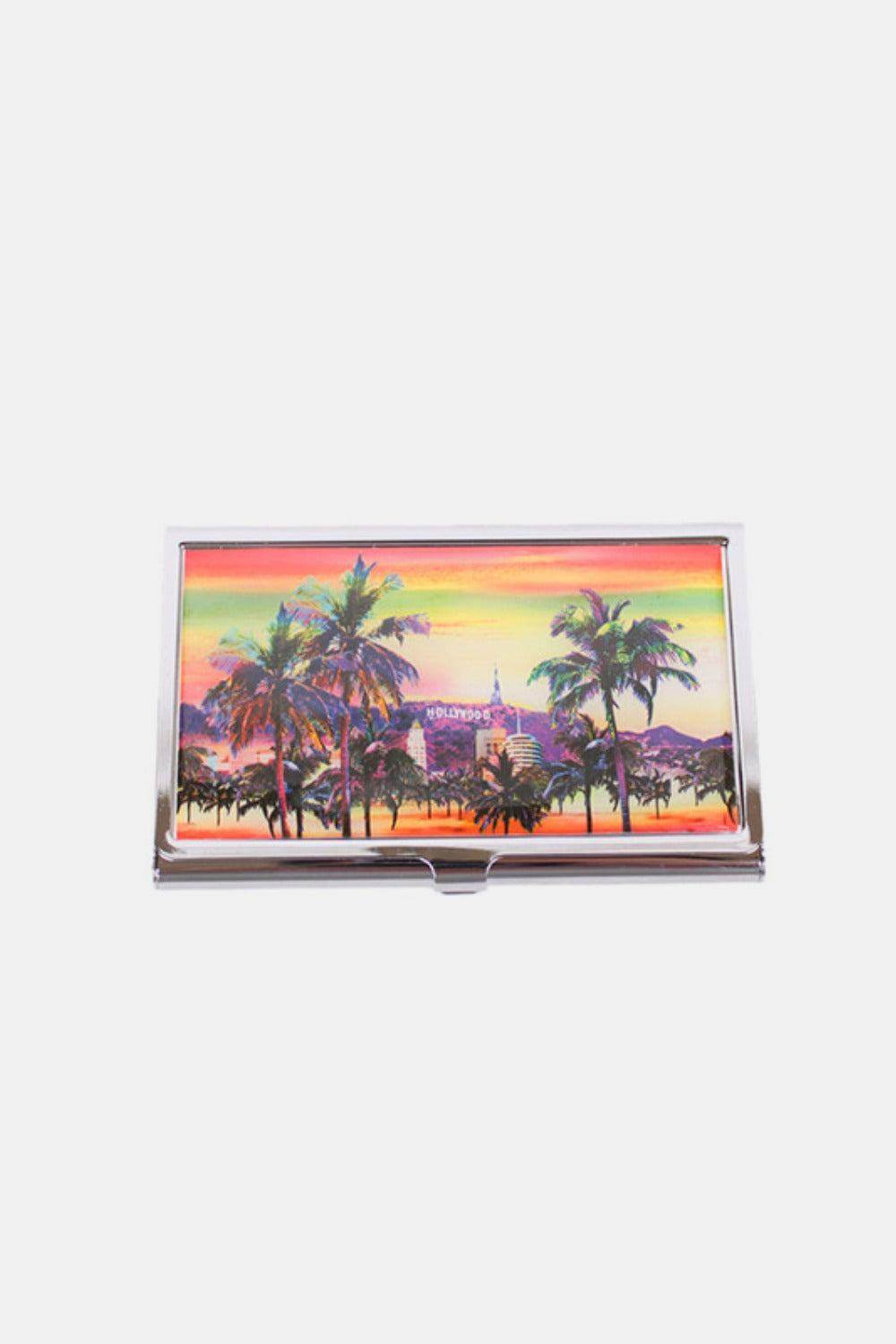 Nicole Lee USA Printed Business Card Case - Purcell's Clothing Company