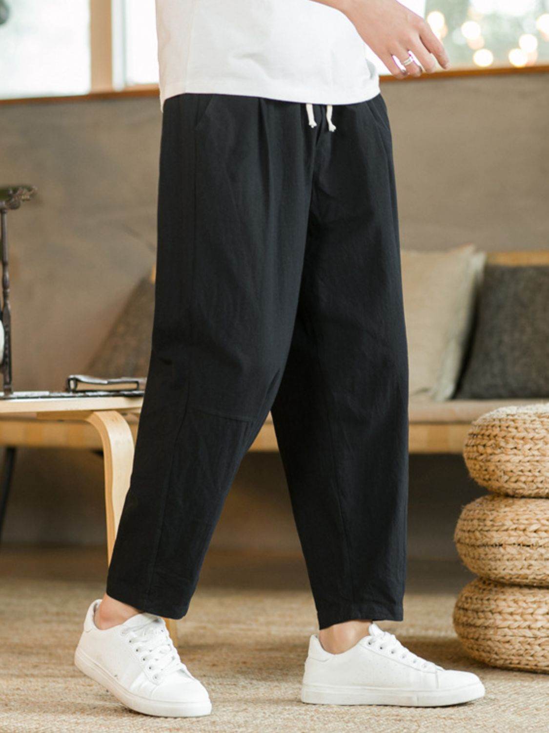 Plus Drawstring Pants with Pockets - Purcell's Clothing Company