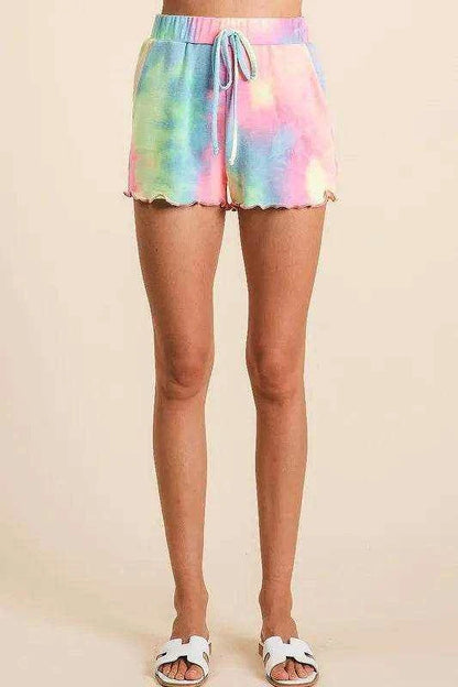 BiBi Tie Dye French Terry Top and Shorts Set - Purcell's Clothing Company