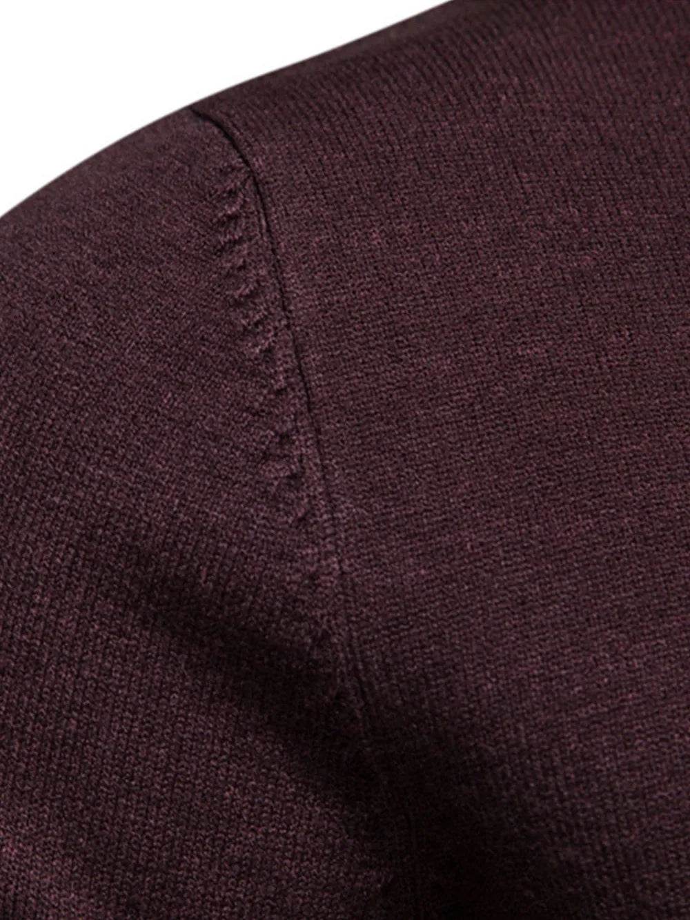 Men's Mock Neck Long Sleeve Sweater - Purcell's Clothing Company